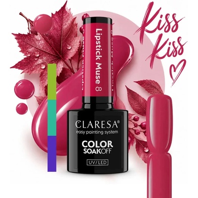 Claresa Gél lak Lipstick Muse 8 5 g