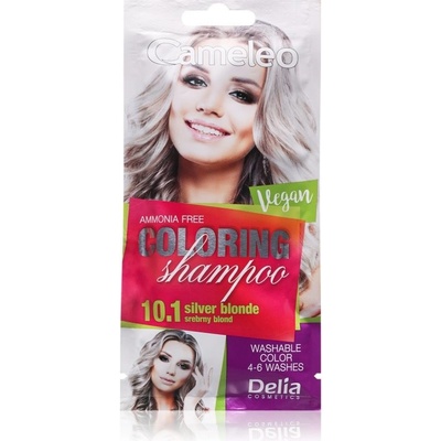 Delia Cameleo No1 barevný šampon 10.1 stříbrný 40 ml