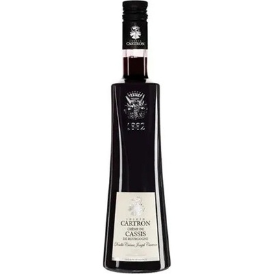 Cartron Double Créme de Cassis de Bourgogne 19% 0,7 l (holá láhev)