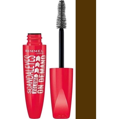 Rimmel Objemová řasenka Scandal Eyes Volume on Demand Brown 12 ml