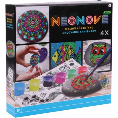 Creatoys Neon malování na kameny s očima – Hledejceny.cz