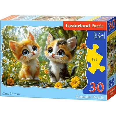 CASTORLAND Roztomilá koťátka 30 dílků
