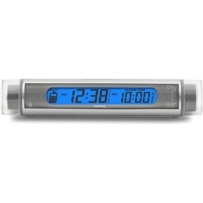 Technoline WQ 120 kempingový budík s funkcí svítilny, budíkem a podsvícením, stříbrný