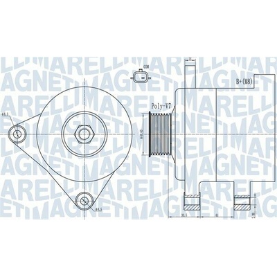 Generátor MAGNETI MARELLI 063732101010
