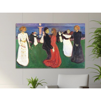 Tanec života - Edvard Munch Varianta: 70x50 cm - Na matném papíře
