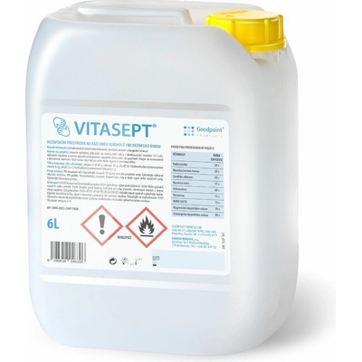 Goodpoint CHEMICALS Vitasept 500 ml – dezinfekce rukou se směsí alkoholů