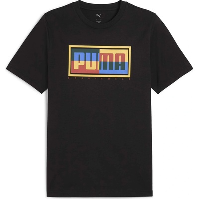 Puma Graphic S Puma Box Tee 68482701 čierne