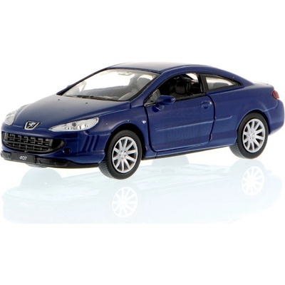 Welly Peugeot Coupe 407 39 modrá 1:34