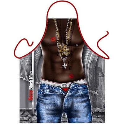 Itati Zástěra Sexy černý muž