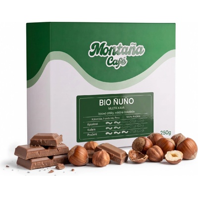 Café Montaña Bio Ñuño mletá Turecká káva 250 g