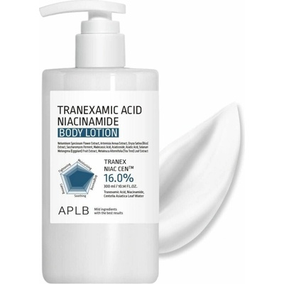 APLB Tělové mléko s kyselinou tranexamovou a niacinamidem TranExamic Acid Niacinamide Body Lotion 300 ml