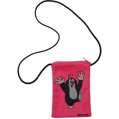 Moravská ústředna Taštička na krk 10 x 15 cm, Krtko Ružová