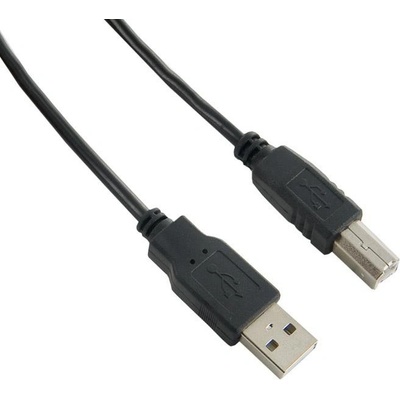 4World 04680 USB 2.0 AM-BM 5m, šedý – Hledejceny.cz
