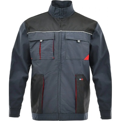 Sara Workwear pracovní blůza RAMBO šedá červená