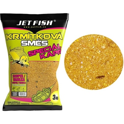 Jet Fish Krmítková směs Speciál Kapr 3 kg Scopex / Vanilka – Hledejceny.cz