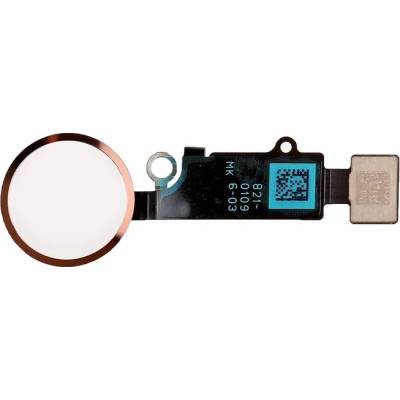 Apple iPhone 7, 7 Plus, 8, 8 Plus, SE 2020, SE 2022 - home button - Domovské tlačítko s funkcí zpět (Rose Gold)