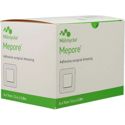 Mepore samolepící sterilní náplast 6 x 7 cm 60 ks
