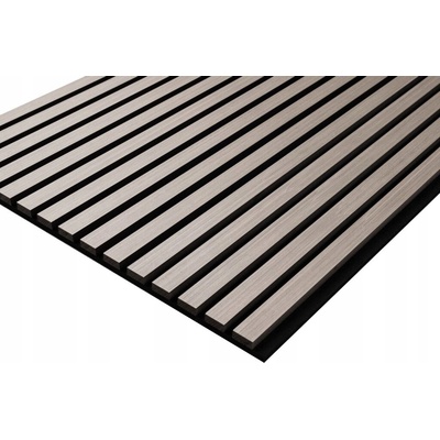 Akustický panel 2700 x 605 mm - bílý dub s bílým filcem