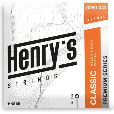 Henry`s Strings HNSBE Classic Nylon Silver - 0280“ - 043“