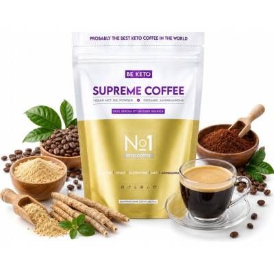 BeKeto Supreme Coffee 100% špeciálna arabica mletá 250 g