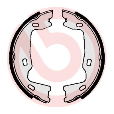 BREMBO Sada brzd. čeľustí parkov. brzdy S59521