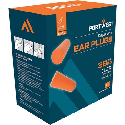 Portwest EP21 náhradní náplň zátek do uší 500 párů