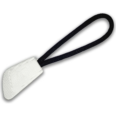 Prívesok na kľúče Result na zip R 093X 10ks white