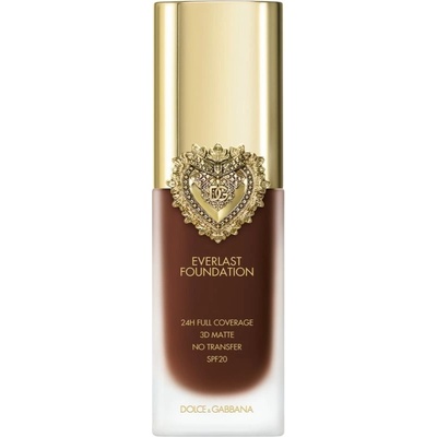 Dolce & Gabbana Flawless Everlast Foundation intenzívny krycí make-up s dlhotrvajúcim efektom SPF20 39N deep 27 ml