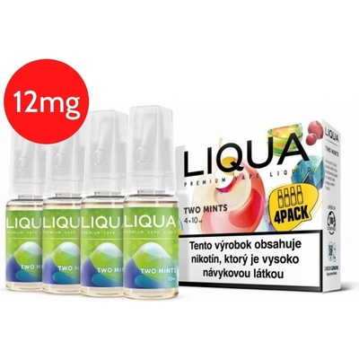 Ritchy Liqua Elements 4Pack Two mints 4 x 10 ml 12 mg