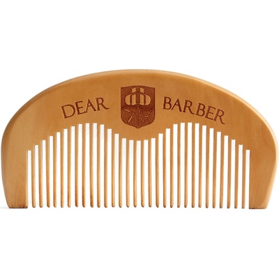 Dear Barber Beard Comb kefa na fúzy