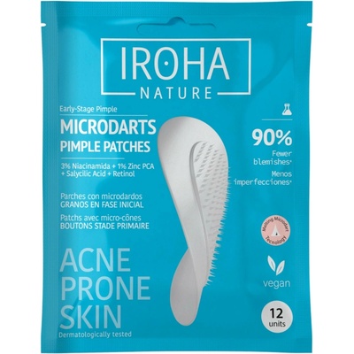 Iroha Mikroihličkové náplasti na akné Microdarts Pimple Patches 12 ks