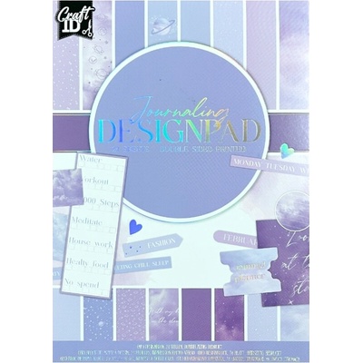 Creative Craft Group Sada oboustranných papírů Journaling č. 2 120 - 230 g/m2 A5 24 ks