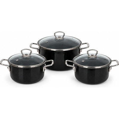 BELIS Súprava riadu 6-dielna Premium Black