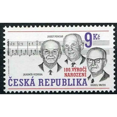 Česká pošta (2002) č. 316 ** - Česká republika - Osobnosti české populární hudby