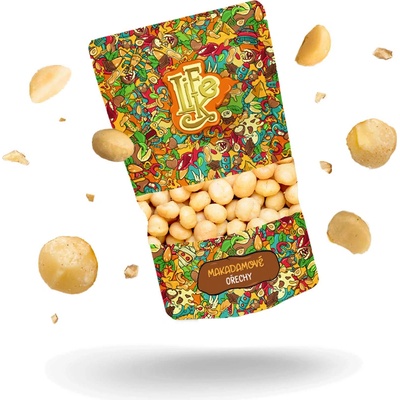LifeLike Makadamové Orechy 1000 g