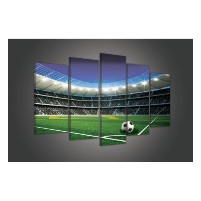 Obraz na plátne viacdielny - OB3443 - Futbalový štadión 100cm x 60cm - S17