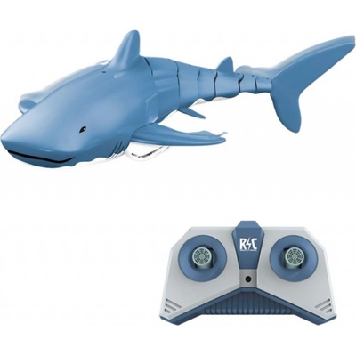 IQ models SHARKY dálkově ovládaný žralok modrý 4 kanály dvě lodní turbíny 2,4Ghz RC_91270 RTR 1:10