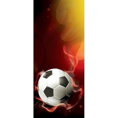 Preinterier DV0652 Fototapeta na stenu 3D futbalová lopta vlies 91cm x 211cm