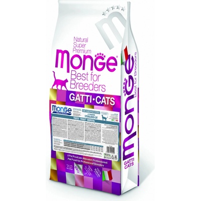 MONGE Best for Breeders Speciality Line Sterilised monoproteínové granule s pstruhom pre sterilizované mačky 10 kg
