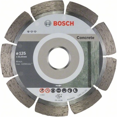Bosch Dia kotouč Standard for Concrete 125 x 22,23 x 1,6 mm, 1ks 2608603240ks – Hledejceny.cz