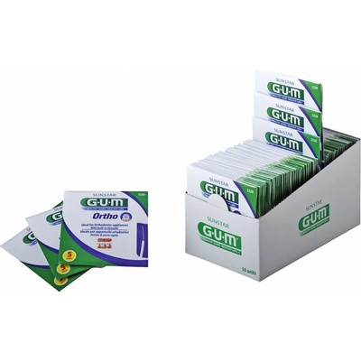G.U.M Ortho Floss superfloss pro čištění implantátů 5 ks – Hledejceny.cz