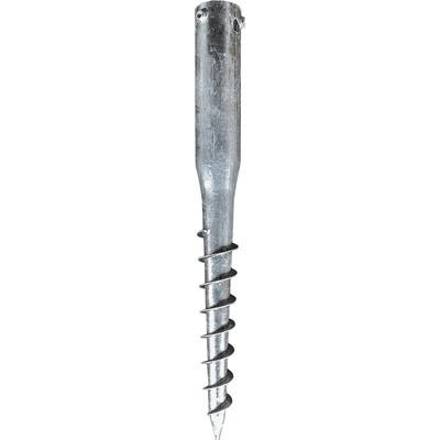 Zemní vrut 650/68 - délka 650 mm, průměr 68 mm, 3 matky