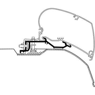 Střešní adaptér pro markýzy Thule Omnistor 6 na Fiat Ducato H2 délka 320 cm – Hledejceny.cz