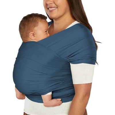 Ergobaby Šátek Mesh Baby Wrap Twilight Navy modrá – Hledejceny.cz