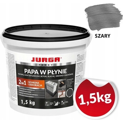 Tekutá lepenka Jurga akrylová šedá 1,50 l