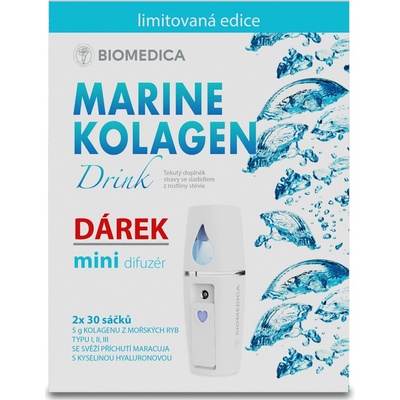 BiomedicaMarine kolagen drink 2 x 30 sáčků + difuzér limitovaná edice