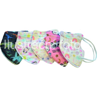 Angel mask respirátor dětský FFP2 NR holka NR 10 ks