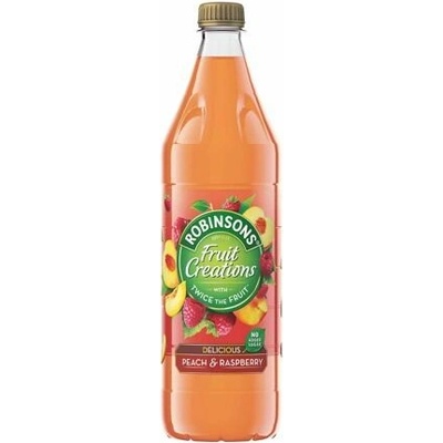Robinsons sirup bez přidaného cukru s příchutí broskve a maliny 12 x 1 l