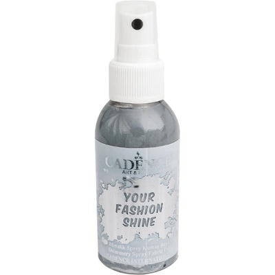Cadence Perleťový sprej na tm. textil sivá 100 ml