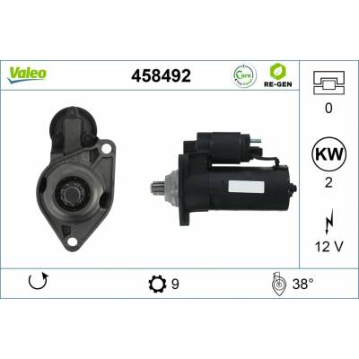 Štartér VALEO 458492